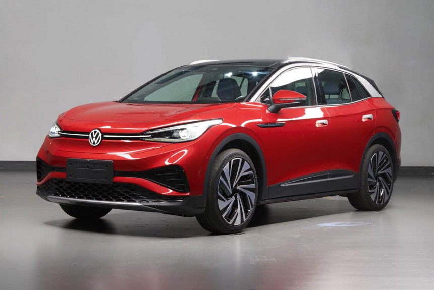 Электрический Volkswagen ID.4X: фотографии серийной машины