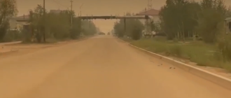 Что творится на дорогах Якутии, где сейчас полыхают пожары (видео)