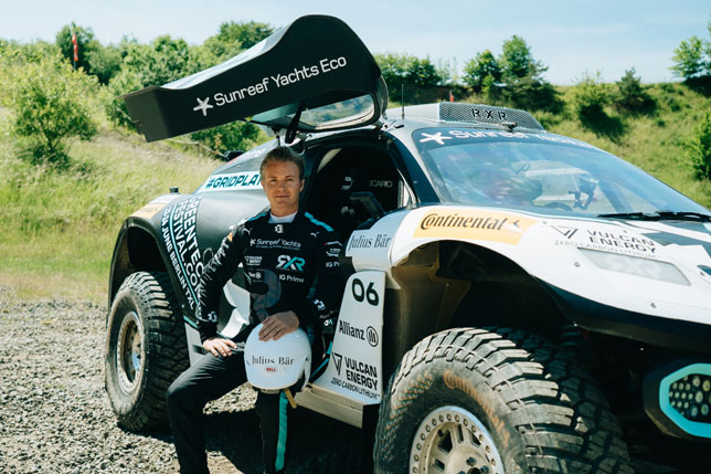 Нико Росберг протестировал машину Extreme E