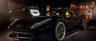 Суперкар Ferrari 458 Italia от Carlex Design получил эффектный черно-желтый интерьер