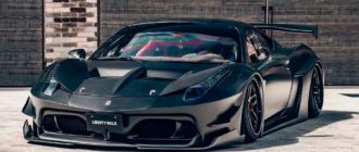 Гоночный Ferrari 458 Challenge получил пакет доработок от ателье Liberty Walk