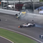 Indy 500: Алекс Росси попал в серьёзную аварию