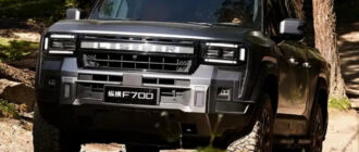 Серийный пикап Jetour Zongheng F700 показан на официальных изображениях