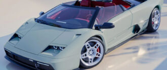 Рестомод Eccentrica V12 Roadster: безбашенный Diablo