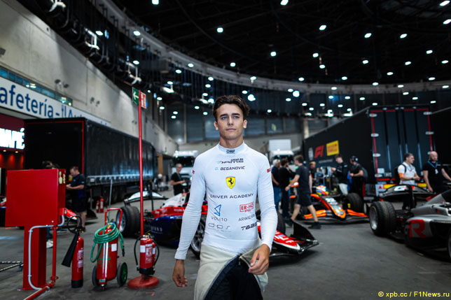 Дино Беганович покинет Гоночную академию Ferrari